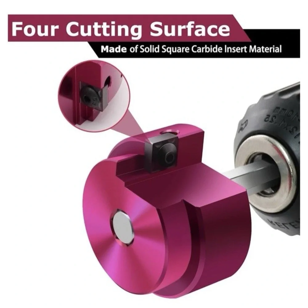 2-inch PVC Pipe Reamer with 3/8-inch Shaft‎ for Standard 1/2 